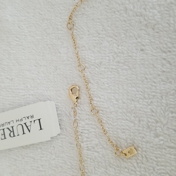 New Ralph Lauren Faux Pearl Pendant Necklace - Picture 5 of 7